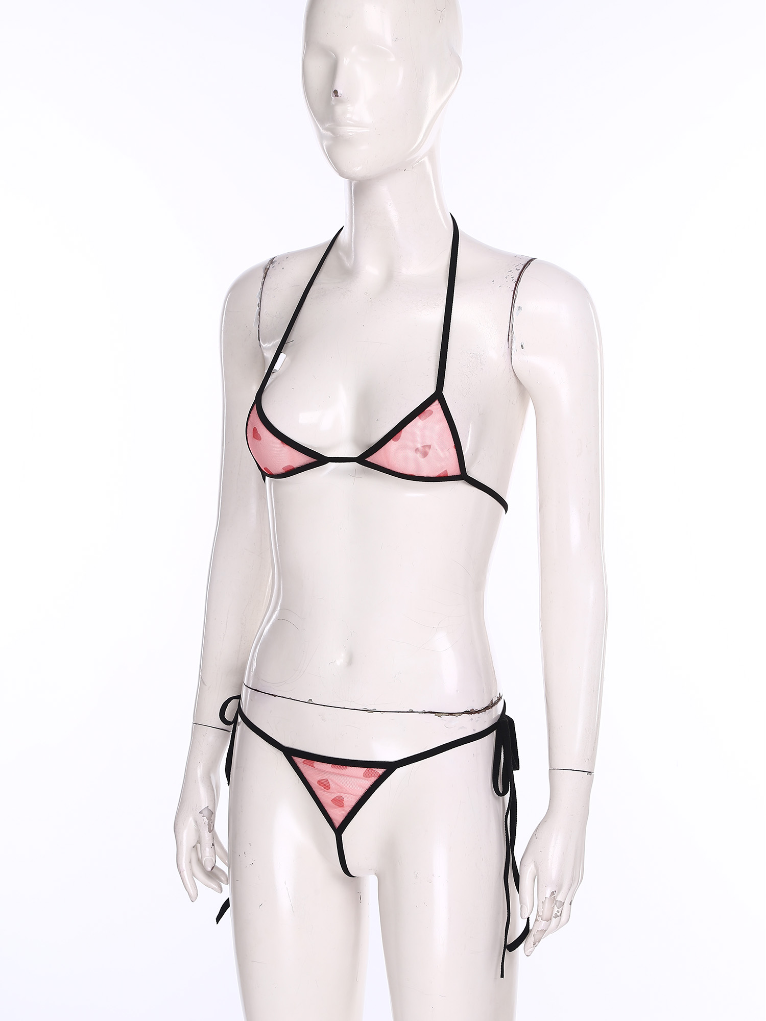 Womens Micro Mini Bikini Linge - Sheer Mesh Bra ulasan dan harga