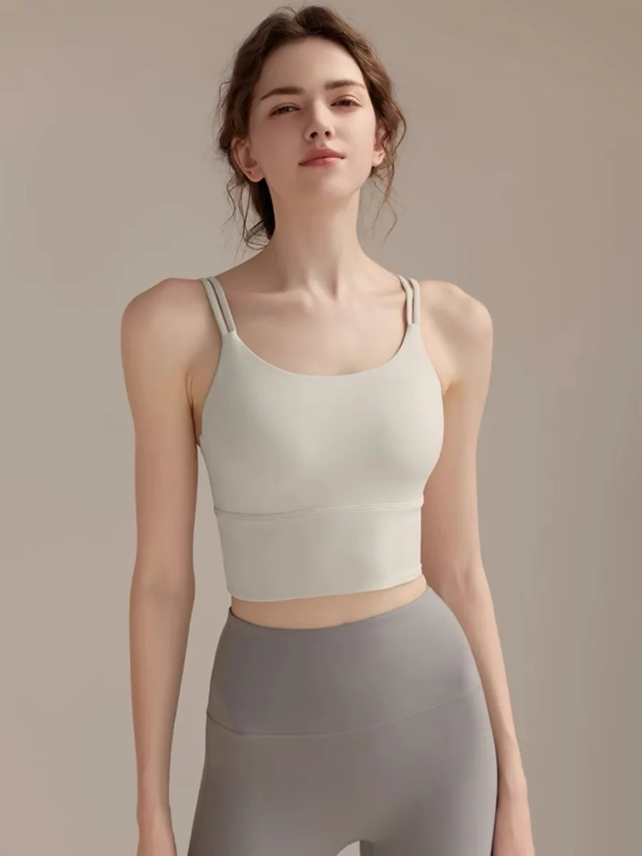 Women's Yoga Vest Fitness Runn - Sports Bra Racerback ulasan dan harga