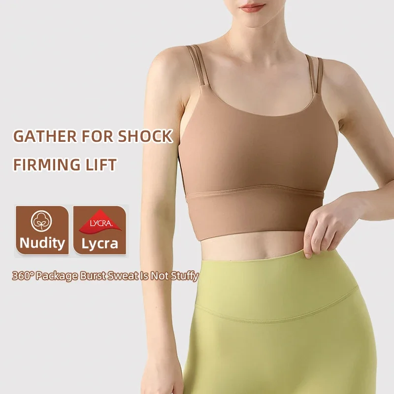 Women's Yoga Vest Fitness Runn - Sports Bra Racerback ulasan dan harga