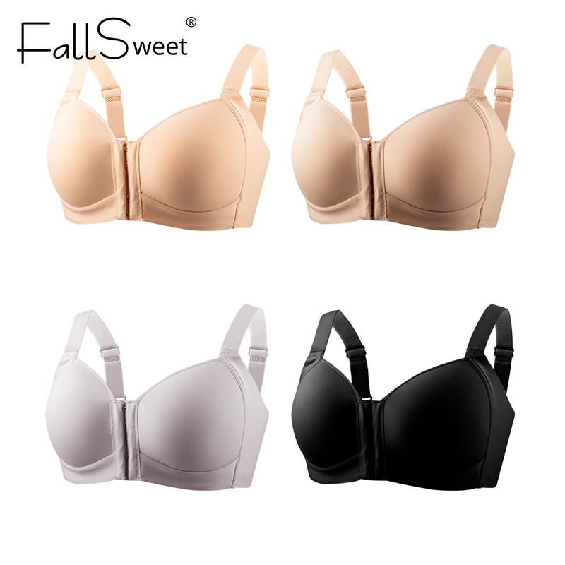 FallSweet Plus Size Wireless F - Minimizer Bra Women ulasan dan harga