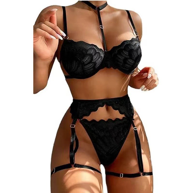 Toucheart Sexy Interesting Und - Lace Bralette Set ulasan dan harga