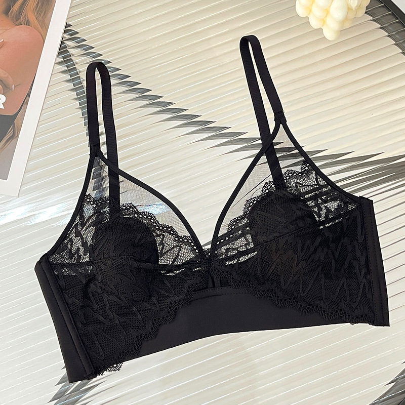 Sexy Lace Crop Top Deep V Back - T Shirt Bra Seamless ulasan dan harga