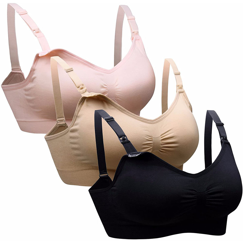 Womens Maternity  Nursing Bra  - Sleep Bra Bralette ulasan dan harga