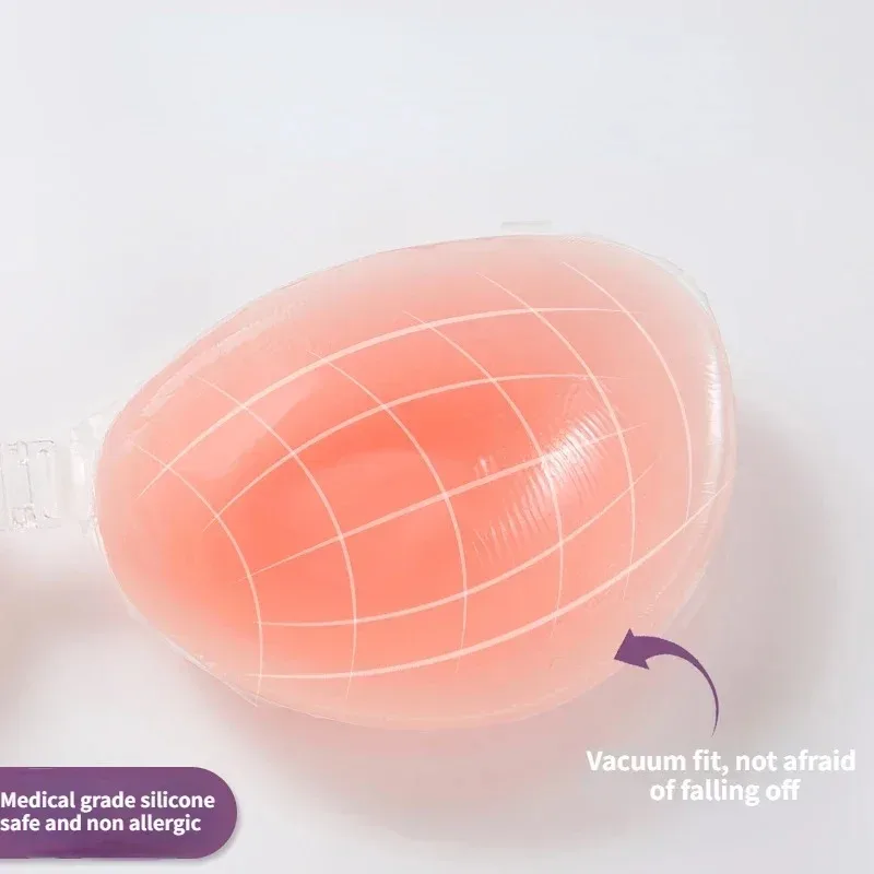 Silicone Bra Invisible Push Up - Backless Bra Sticky ulasan dan harga
