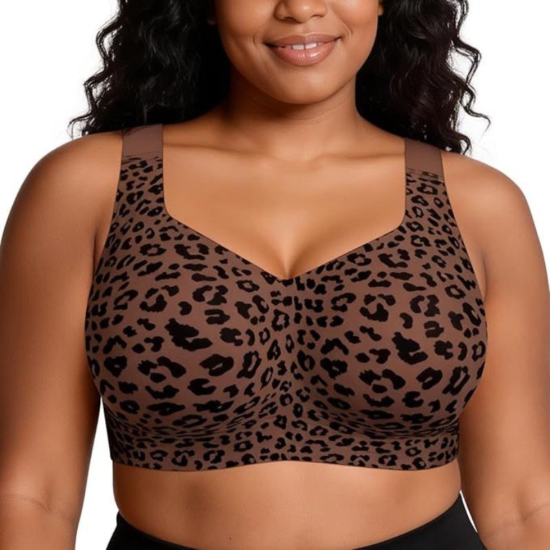 Leopard Jelly Bras No Underwir - Full Coverage Bra ulasan dan harga
