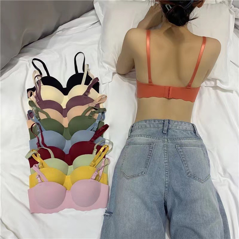 Women Girls Push Up Bras Summe - Plunge Bra Push Up ulasan dan harga