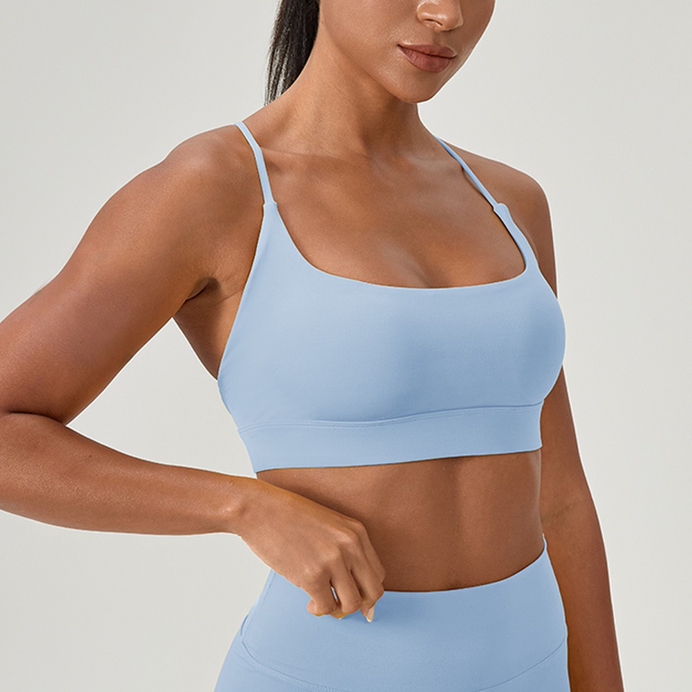 Women's Sexy Yoga Bra Cross St - Sports Bra Racerback ulasan dan harga