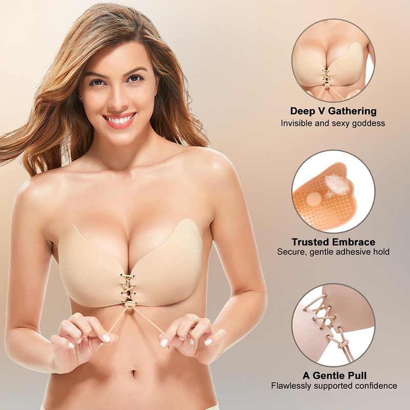 1/2 Pairs Women Summer Backles - Minimizer Bra Women ulasan dan harga