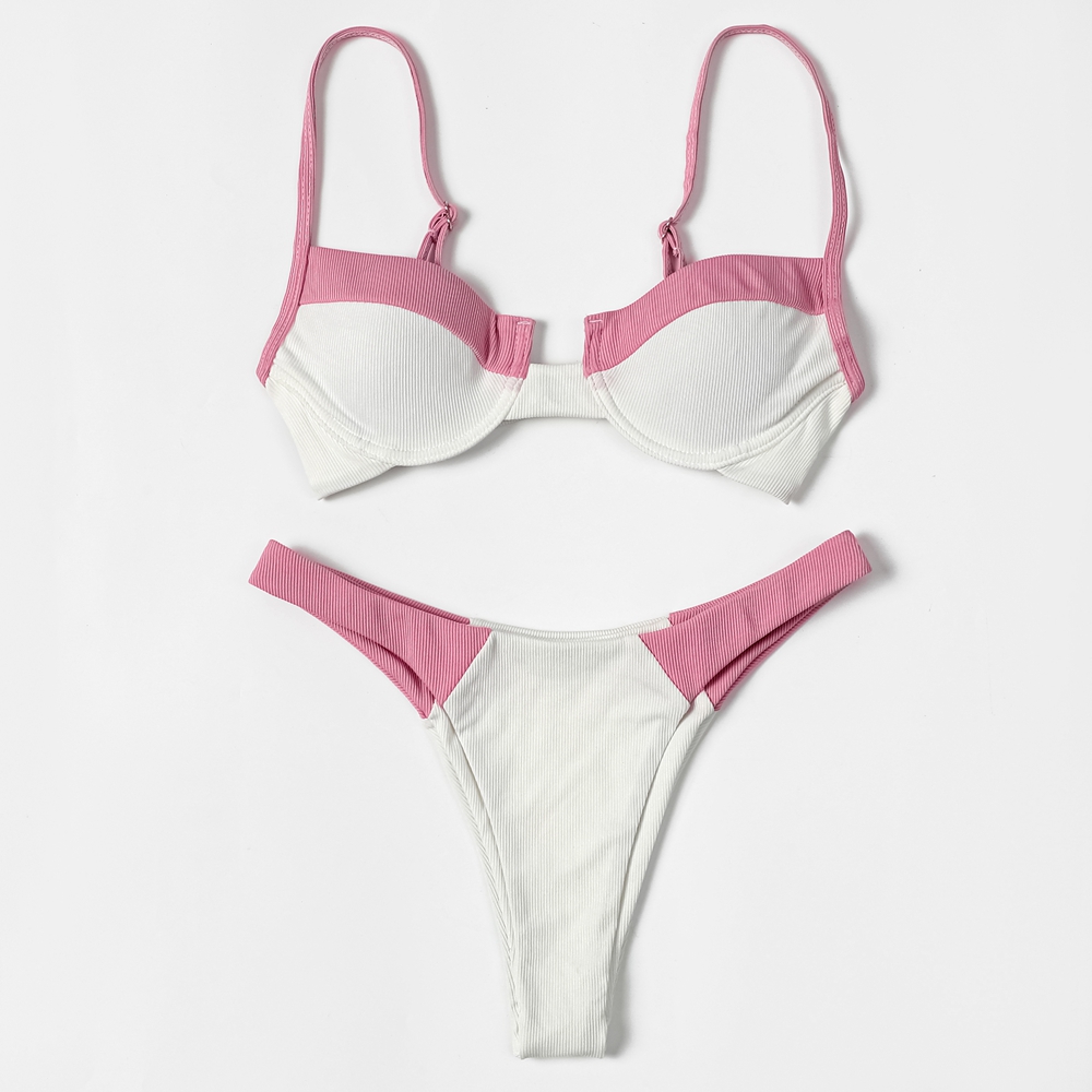 ZTVitality Ribbed Splicing Sex - Underwire Bra Padded ulasan dan harga
