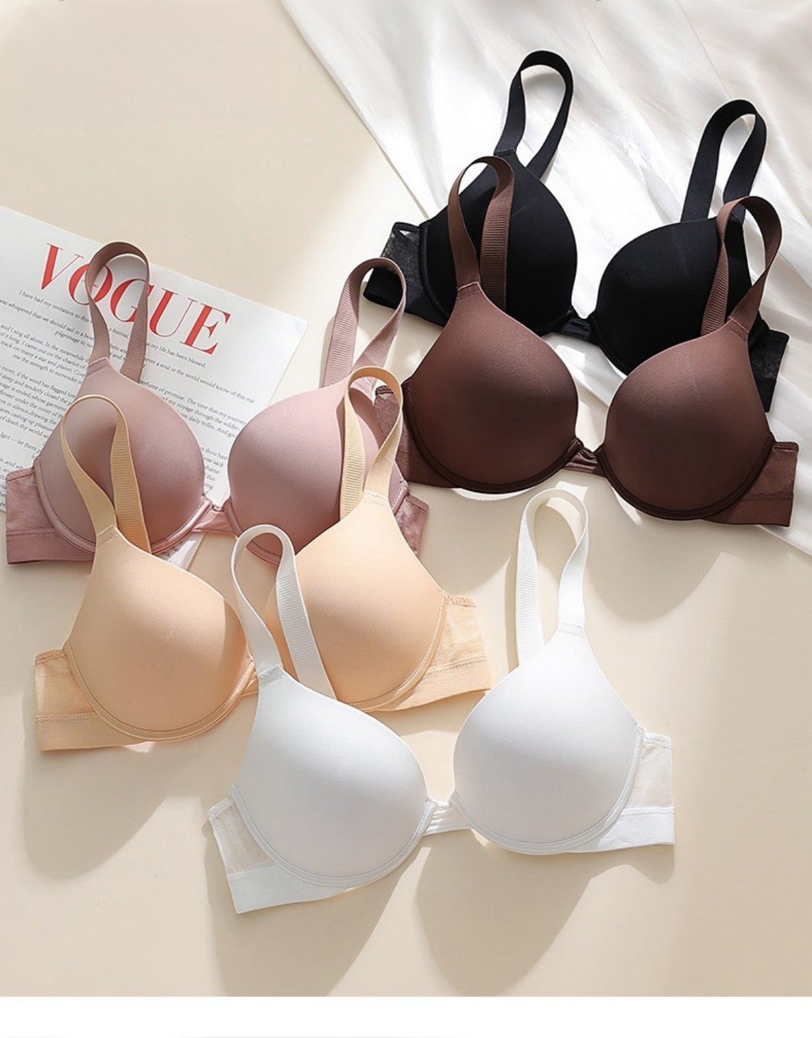 2025 Women's Plus Size Push Up - Demi Bra Balconette ulasan dan harga