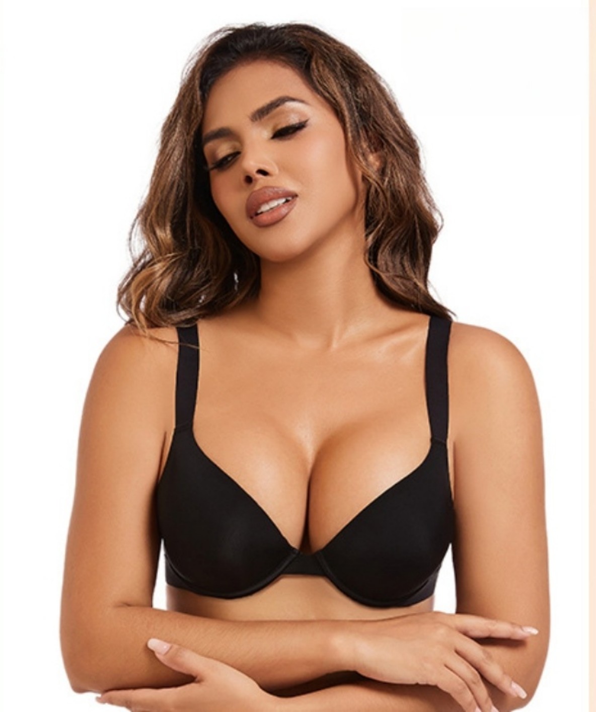 2025 Women's Plus Size Push Up - Demi Bra Balconette ulasan dan harga