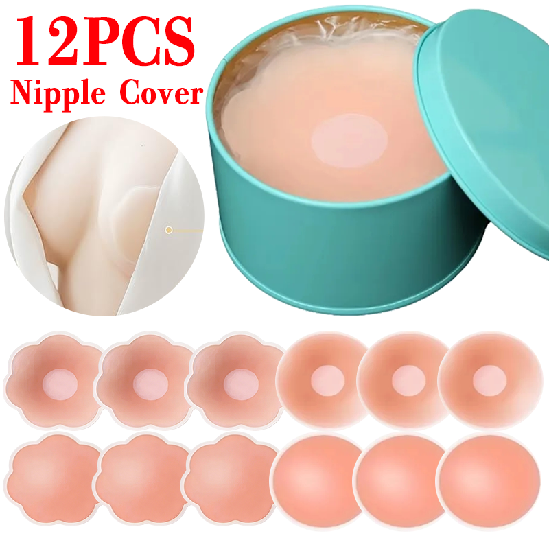6/12PCS Invisible Self Adhesiv - Strapless Bra Adhesive ulasan dan harga