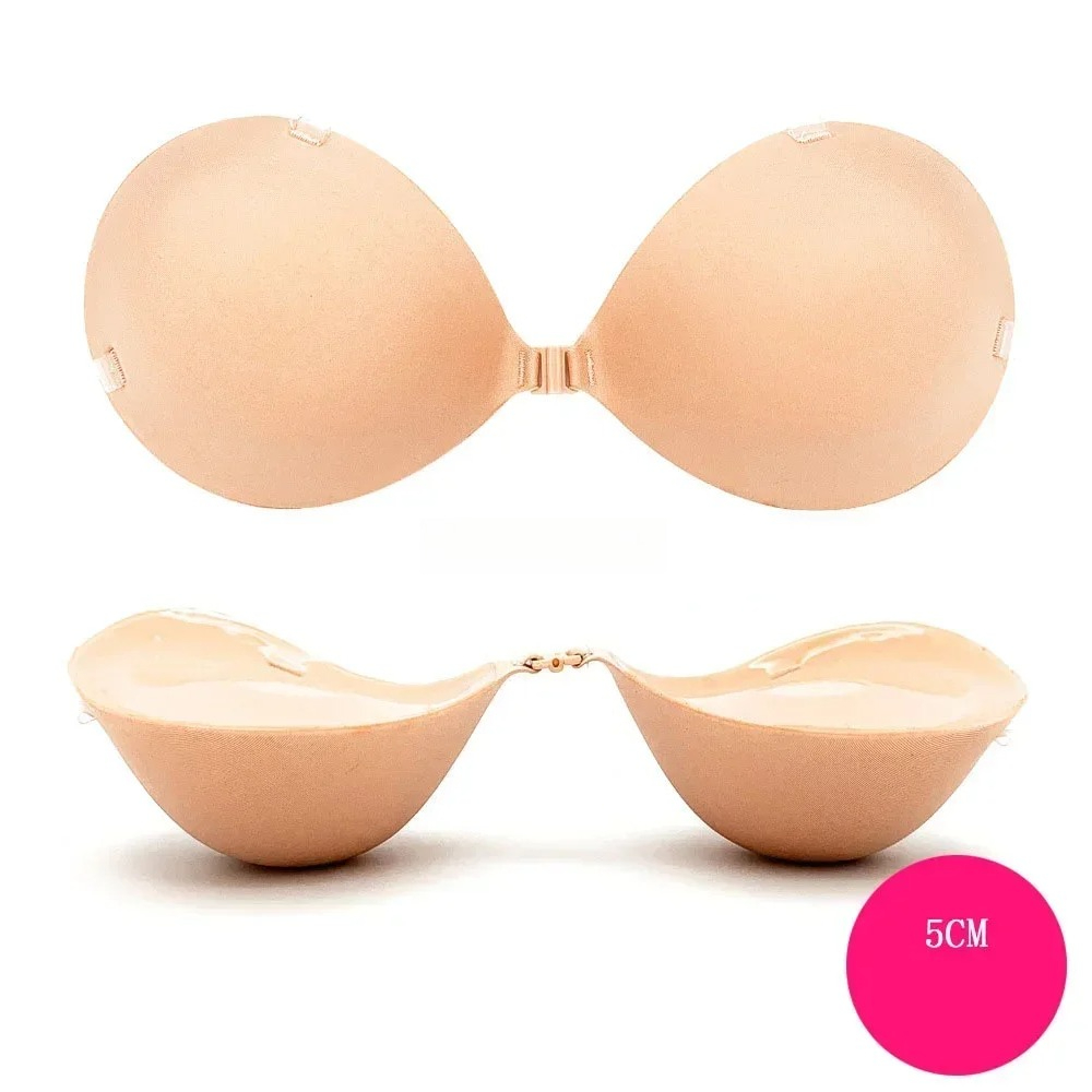 5cm/6cm Silicone Push Up Bra f - Backless Bra Sticky ulasan dan harga