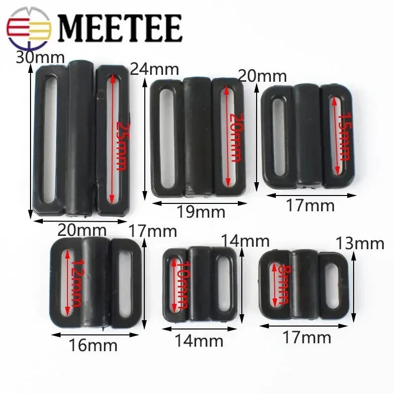 100Sets Meetee 8-25mm Plastic  - Nursing Bra Clip ulasan dan harga