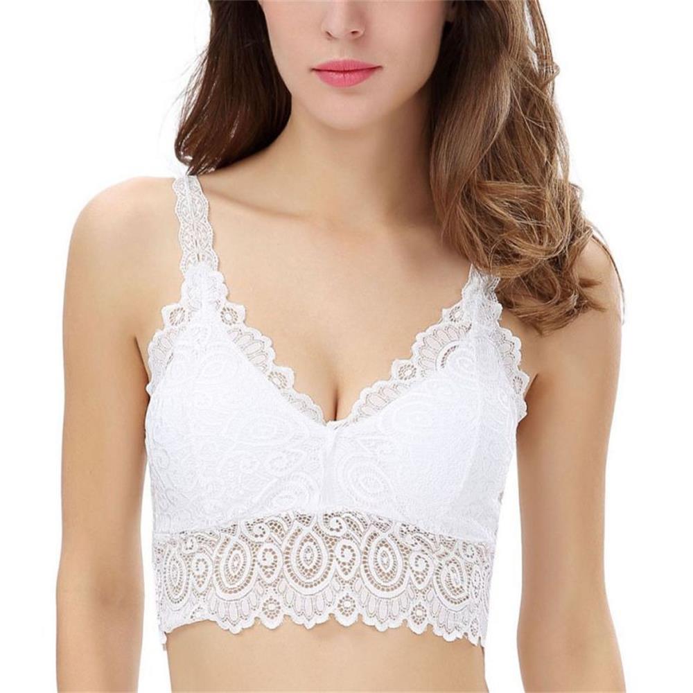 Summer Women Lace Cotton Tank  - T Shirt Bra Seamless ulasan dan harga
