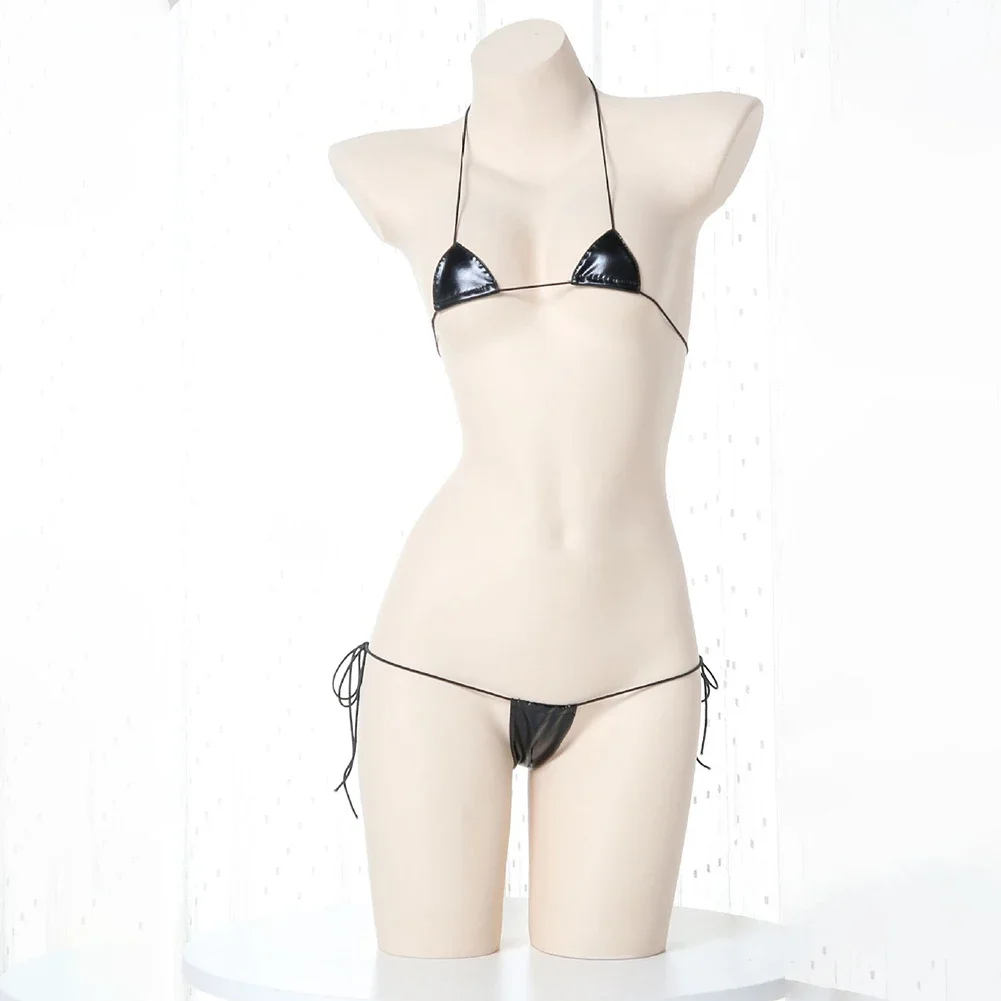 New Womens Sexy Lingerie Leath - Lace Bralette Set ulasan dan harga