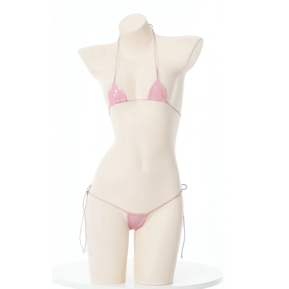 New Womens Sexy Lingerie Leath - Lace Bralette Set ulasan dan harga
