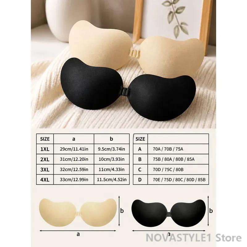 2 Pairs Breathable Invisible B - Strapless Bra Adhesive ulasan dan harga