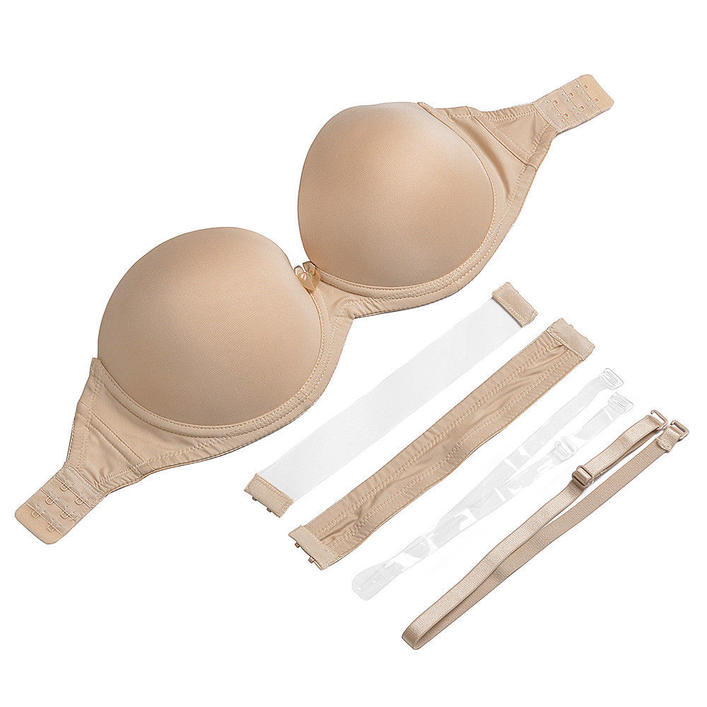 Nude Black White Invisible Cle - Convertible Bra Multiway ulasan dan harga