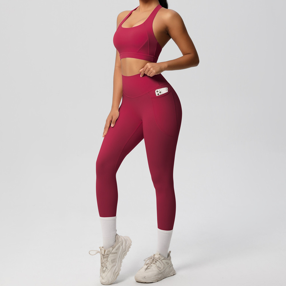 Pad Cross Shoulder Strap Yoga  - Sports Bra Racerback ulasan dan harga