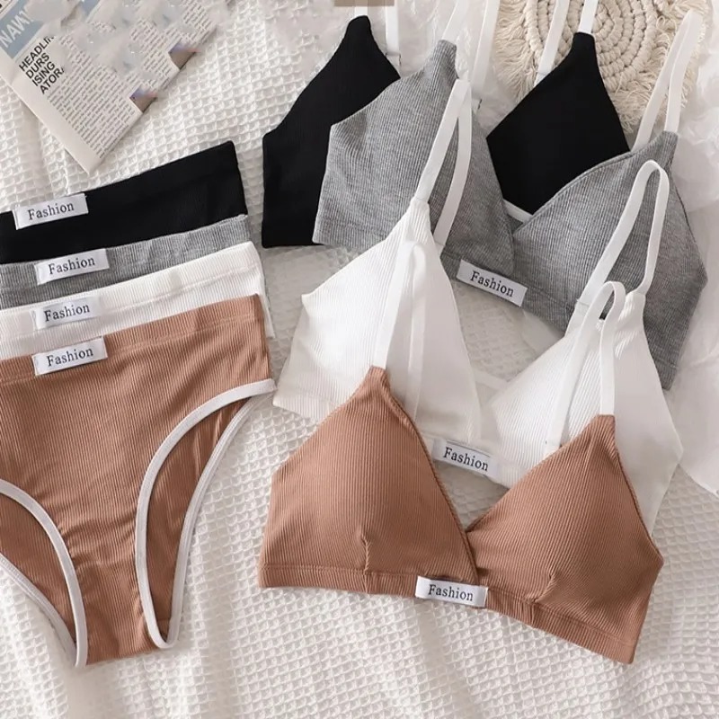 Women Cotton Bra Set Sexy Brie - Cotton Bra Everyday ulasan dan harga