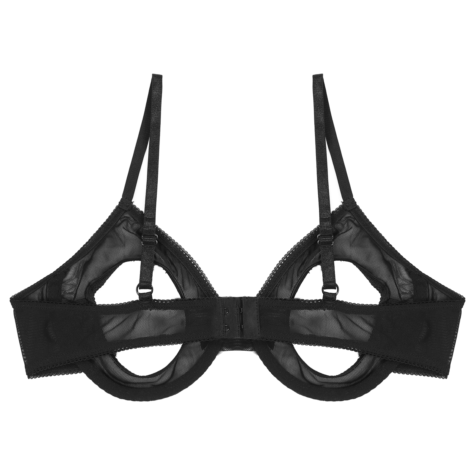 Woman's Lace Underwire Push Up - Demi Bra Balconette ulasan dan harga